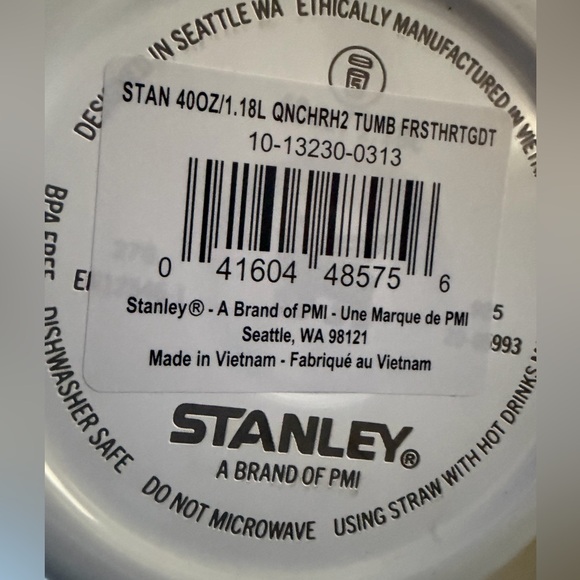 Stanley 40oz H20 Flowstate Quencher Tumbler Frost Heart Gradient NWT - Picture 5 of 6